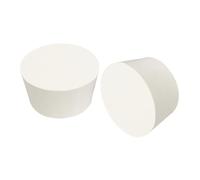 sourcing map Solid Rubber Stoppers, 2 Pcs Solid Rubber Bungs, Tapered Laboratory Pipe Tube Tank Bottle Holes Push-in Sealing Bungs Plugs Stoppers, 62mm to 75mm