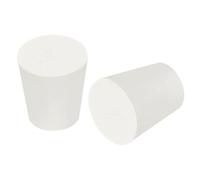 sourcing map Solid Rubber Stoppers, 6 Pcs Solid Rubber Bungs, Tapered Laboratory Pipe Tube Tank Bottle Holes Push-in Sealing Bungs Plugs Stoppers, 17mm to 23mm