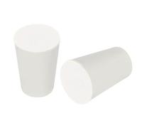 sourcing map Solid Rubber Stoppers, 6 Pcs Solid Rubber Bungs, Tapered Laboratory Pipe Tube Tank Bottle Holes Push-in Sealing Bungs Plugs Stoppers, 14mm to 19mm