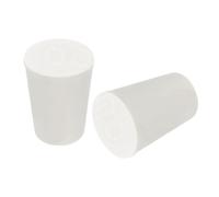 sourcing map Solid Rubber Stoppers, 6 Pcs Solid Rubber Bungs, Tapered Laboratory Pipe Tube Tank Bottle Holes Push-in Sealing Bungs Plugs Stoppers, 11mm to 15mm