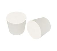 sourcing map Solid Rubber Stoppers, 6 Pcs Solid Rubber Bungs, Tapered Laboratory Pipe Tube Tank Bottle Holes Push-in Sealing Bungs Plugs Stoppers, 29mm to 37mm