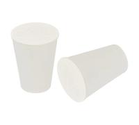 sourcing map Solid Rubber Stoppers, 6 Pcs Solid Rubber Bungs, Tapered Laboratory Pipe Tube Tank Bottle Holes Push-in Sealing Bungs Plugs Stoppers, 8mm to 12.5mm