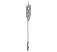 sourcing map Spade Drill Bit 5/8" Paddle Flat Bits Wood Hole Cutter with Quick Change 1/4 Inch Hex Shank for Woodworking Fiberglass, Silver Tone