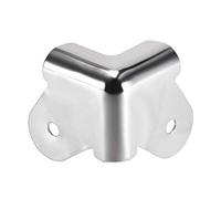 sourcing map Speaker Corner Protectors Cabinets Edge Corner Speaker Stackable Guard Wrap Angle 1.4 Inches Case Protection Metal 4pcs