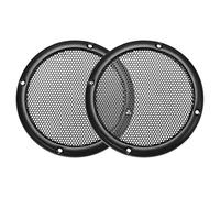 sourcing map Speaker Grill Cover 3.5 Inch 96.7mm Mesh Decorative Circle Subwoofer Guard Protector Black 2pcs