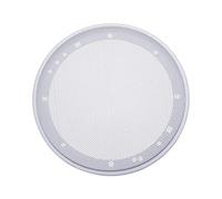 sourcing map Speaker Grill Cover 6.5 Inch 183mm Mesh Decorative Circle Subwoofer Guard Protector White