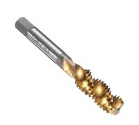 sourcing map Spiral Flute Thread Taps 1/2-12 BSW H2 Machine Threading Tap Bit, Titanium Coated Screw Tapping Repair Tool, M2 High-Speed Steel (HSS6542)