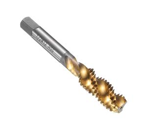 sourcing map Spiral Flute Thread Taps 1/2-12 BSW H2 Machine Threading Tap Bit, Titanium Coated Screw Tapping Repair Tool, M2 High-Speed Steel (HSS6542)