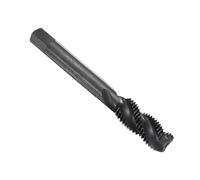 sourcing map Spiral Flute Thread Taps M12 x 1.5 H2 Metric Machine Threading Tap Bit, Nitrided Coated Screw Tapping Repair Tool, M2 High-Speed Steel (HSS)