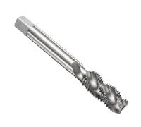 sourcing map Spiral Flute Thread Taps M12 x 1.5 H2 Metric Machine Threading Tap Bit, Uncoated Screw Tapping Repair Tool, M2 High-Speed Steel (HSS)
