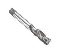 sourcing map Spiral Flute Thread Taps M14 x 1.25 H2 Metric Machine Threading Tap Bit, Uncoated Screw Tapping Repair Tool, M2 High-Speed Steel (HSS)