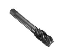 sourcing map Spiral Flute Thread Taps M20 x 1.5 H2 Metric Machine Threading Tap Bit, Nitrided Coated Screw Tapping Repair Tool, M2 High-Speed Steel (HSS)