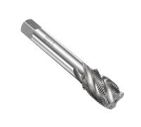 sourcing map Spiral Flute Thread Taps M20 x 1.5 H2 Metric Machine Threading Tap Bit, Uncoated Screw Tapping Repair Tool, M2 High-Speed Steel (HSS)