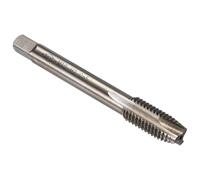 sourcing map Spiral Point Plug Threading Tap M10 x 1.5 Thread, Ground Threads H2, M35 High Speed Steel Cobalt, Heat Coloring, Metric Screw Taps Tapping Bit for Thread Repair