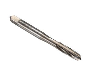 sourcing map Spiral Point Plug Threading Tap M6 x 1 Thread, Ground Threads H2, M35 High Speed Steel Cobalt, Heat Coloring, Metric Screw Taps Tapping Bit for Thread Repair