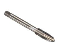 sourcing map Spiral Point Plug Threading Tap M8 x 1.25 Thread, Ground Threads H2, M35 High Speed Steel Cobalt, Heat Coloring, Metric Screw Taps Tapping Bit for Thread Repair