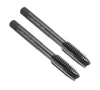 sourcing map Spiral Point Thread Tap 3/8-16 UNC 2B, Nitride Coated Machine Screw Tap Tapping Bit Threading Repair Tool, M2 High-Speed Steel (HSS), 2pcs