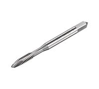 sourcing map Spiral Point Threading Tap 6-32 UNC, HSS (High Speed Steel) Machine Thread Screw Tap 3 Straight Flutes Uncoated Tapping Tool H2 Tolerance