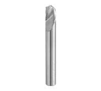 sourcing map Spiral Router Bit 1/4" Cut Dia 1/4" Shank Up Cut Solid Carbide 1 Flute CNC End Mill Milling Bits for Wood Plastic Soft Metal (3/8" Cut Length 2" Long)