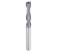 sourcing map Spiral Router Bit, 1/4" Cut Dia. Up Cut 2-Flute Solid Carbide End Mill with 1/4" Shank for CNC Wood Carving Engraving, 1" Cut Length, AlTiN Coated