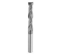 sourcing map Spiral Router Bit 3/8" Cut Dia 2 Flutes Up Cut AITiN Coated End Mill Bits Milling Cutter for Wood Carving (3/8" Shank 2" Cut Length 4" Long 30 Degree Helix HRC44-46)