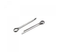 sourcing map Split Cotter Pin, 1.5mm x 12mm Stainless Steel Clip Fastener Fitting for Automotive, Mechanics, Silver Tone, 60Pcs