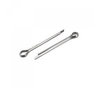 sourcing map Split Cotter Pin, 1.5mm x 16mm Stainless Steel Clip Fastener Fitting for Automotive, Mechanics, Silver Tone, 60Pcs