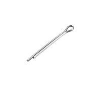 sourcing map Split Cotter Pin - 1mm x 12mm 304 Stainless Steel 2-Prongs Silver Tone Fastener Clip Key 30Pcs