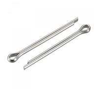 sourcing map Split Cotter Pin, 2.5mm x 30mm Stainless Steel Clip Fastener Fitting for Automotive, Mechanics, Silver Tone, 90Pcs