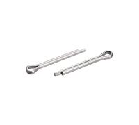 sourcing map Split Cotter Pin, 2mm x 16mm Stainless Steel Clip Fastener Fitting for Automotive, Mechanics, Silver Tone, 60Pcs