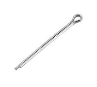 sourcing map Split Cotter Pin - 2mm x 30mm 304 Stainless Steel 2-Prongs Silver Tone Fastener Clip Key 30Pcs
