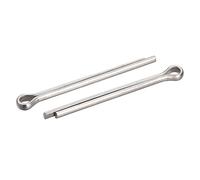 sourcing map Split Cotter Pin, 3mm x 35mm Stainless Steel Clip Fastener Fitting for Automotive, Mechanics, Silver Tone, 90Pcs