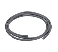 sourcing map Split Sleeve Wire Loom 1/8" 5Ft Grey Self Wrapping Braided Sleeve UL94-V2 Fireproof PET Sleeving for Automotive, Home Cable Management