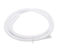 sourcing map Split Sleeve Wire Loom 3/16" 5Ft White Self Wrapping Braided Sleeve UL94-V2 Fireproof PET Sleeving for Automotive, Home Cable Management