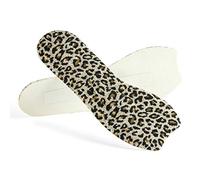 sourcing map Sponge 3/4 Length High Heel Cushions Insoles Shoe Inserts for Women Leopard 2 Pairs