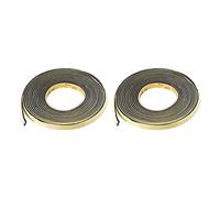 sourcing map Sponge Tape, EVA Single Sided Sealing Foam Tape, 5M Length, 10mm Width, 3mm Thick, Black 2Pcs