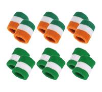sourcing map Sports Wristbands, 12 Pack Absorbent Sweatband Competitions Wrist Band Sweat Band for Men Women Tennis Basketball Football Running, 2 Colors
