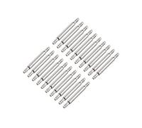 sourcing map Spring Bar Pins - 12mm x 1.5mm x 0.8mm Double Fringe Stainless Steel Watch Band Pins Replacement Watch Lug Link Pins 20Pcs