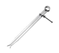 sourcing map Spring Inside Caliper 17 Inch Stainless Steel Adjustable Spring Caliper Straight-Leg for Wood Turning Lathe Projects