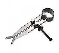 sourcing map Spring Inside Caliper 5 Inch Stainless Steel Adjustable Spring Caliper Straight-Leg for Wood Turning Lathe Projects