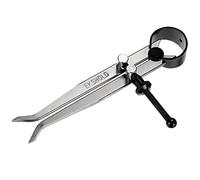 sourcing map Spring Inside Caliper 6 Inch Stainless Steel Adjustable Spring Caliper Straight-Leg for Wood Turning Lathe Projects