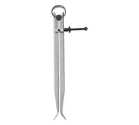 sourcing map Spring Joint Caliper 10 inch / 250mm Adjustable Spring Inside Caliper with Solid Nut for Wood Turning Lathe Work