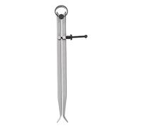 sourcing map Spring Joint Caliper 12 inch / 300mm Adjustable Spring Inside Caliper with Solid Nut for Wood Turning Lathe Work