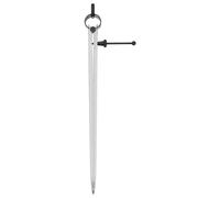 sourcing map Spring Joint Caliper 12 inch / 300mm Steel Adjustable Spring Divider Caliper with Solid Nut for Metalworking Geometry Drawing Woodworking