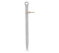 sourcing map Spring Joint Caliper 16 inch / 400mm Steel Spring Inside Caliper with Brass Fulcrum for Wood Turning Lathe Work