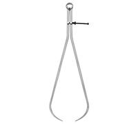 sourcing map Spring Joint Caliper 20 inch / 500mm Adjustable Spring Outside Caliper with Solid Nut for Wood Turning Lathe Work