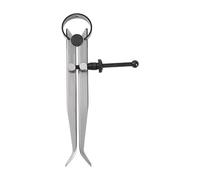 sourcing map Spring Joint Caliper 5 inch / 125mm Adjustable Spring Inside Caliper with Solid Nut for Wood Turning Lathe Work