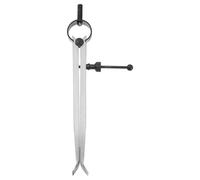 sourcing map Spring Joint Caliper 6 inch / 150mm Steel Adjustable Spring Inside Caliper with Solid Nut for Wood Turning Lathe Work