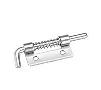 sourcing map Spring Latch, 2.2 Inch Right-Handed Stainless Steel 304 Barrel Bolt Lock for Cabinet Door