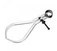 sourcing map Spring Outside Caliper 8 Inch Stainless Steel Adjustable Spring Caliper Bent-Leg for Wood Turning Lathe Projects